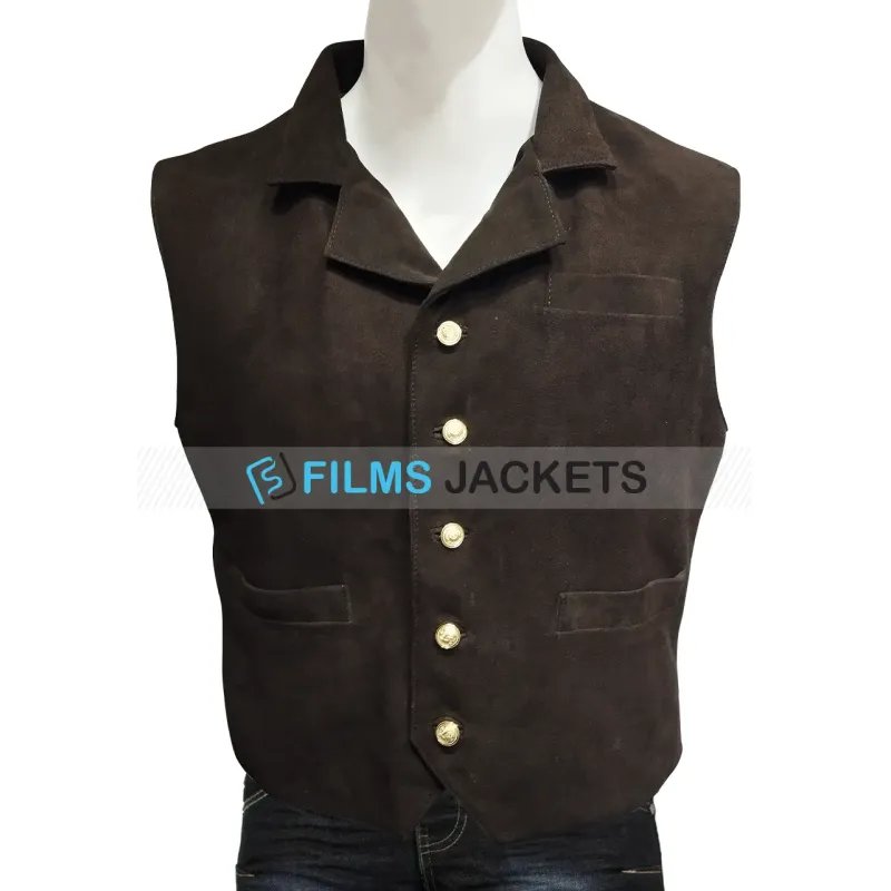 Chris Pratt The Magnificent Seven Brown Vest Chris Pratt The Magnificent Seven Brown Vest