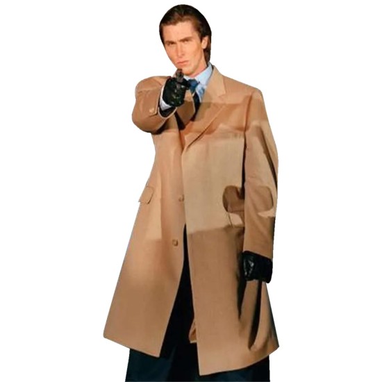 Christian Bale American Psycho Brown Coat