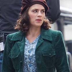 Hayley Atwell Christopher Robin Green Jacket