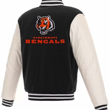 Cincinnati Bengals Letterman Black Jacket
