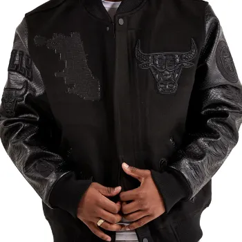 Classic Chicago Bulls Varsity Jacket