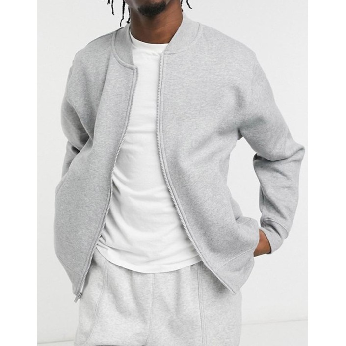 Club Bomber Grey Jacket