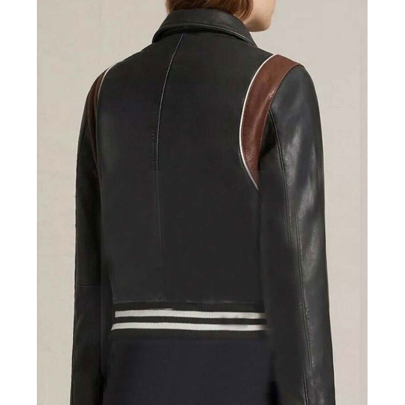 Cobie Smulders Stumptown Biker Black Leather Jacket Cobie Smulders Stumptown Biker Black Leather Jacket
