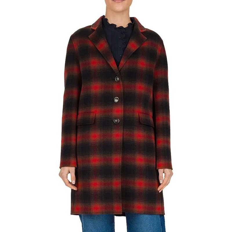 Cobie Smulders Stumptown Flannel Plaid Coat Cobie Smulders Stumptown Flannel Plaid Coat