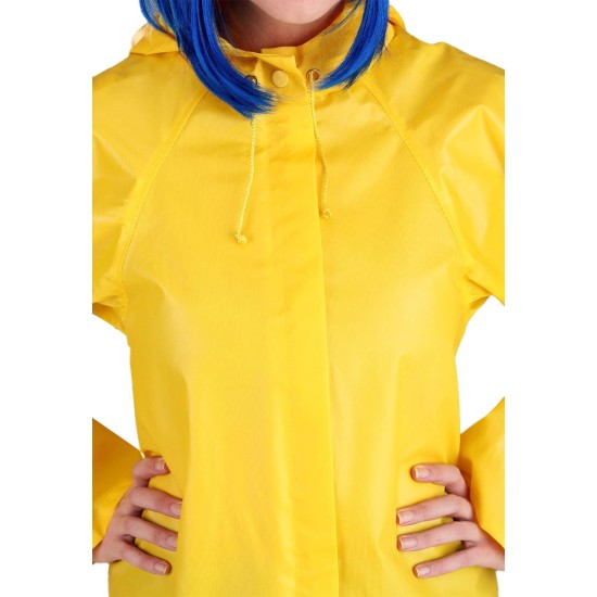 Coraline Adult Costume Yellow Coat