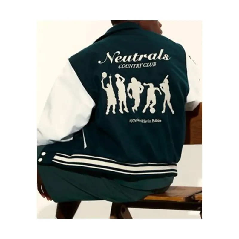 Neutrals Country Club 08 Varsity Jacket Neutrals Country Club 08 Varsity Jacket