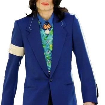 Courtside Michael Jackson Blue Blazer
