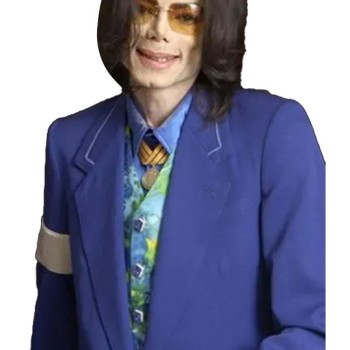 Courtside Michael Jackson Blue Blazer