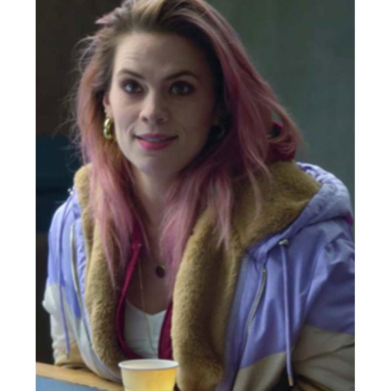 Criminal UK Season 02 Hayley Atwell Shearling Hoodie Criminal UK Season 02 Hayley Atwell Shearling Hoodie