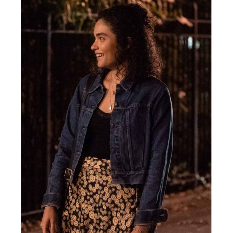 Brittany O'Grady Little Voice Denim Cropped Jacket Brittany O'Grady Little Voice Denim Cropped Jacket