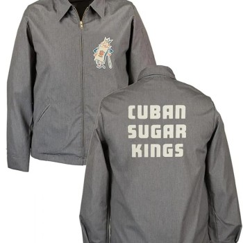 Cuban Sugar Kings Full Zip Grey Jacket