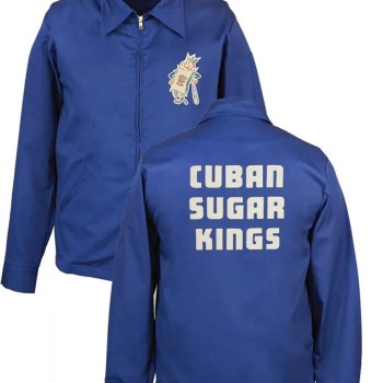 Cuban Sugar Kings Full Zip Royal Blue Jacket