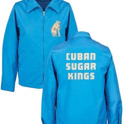 Cuban Sugar Kings Full Zip Sky Blue Jacket