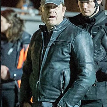 Curfew Sean Bean Black Leather Jacket