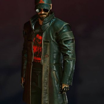 Cyberpunk Durable Motorcycle Leather Coat