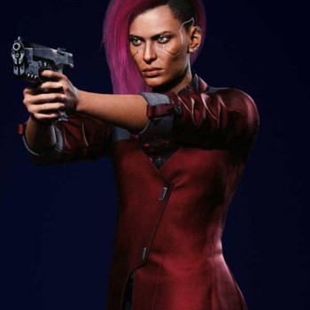 Female V Cyberpunk 2077 Red Blazer