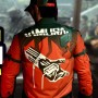 Samurai Cyberpunk 2077 Red Bomber Jacket