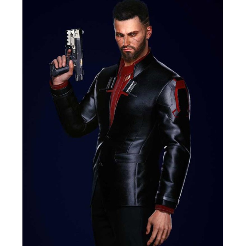 Nomad Cyberpunk 2077 Black Blazer Nomad Cyberpunk 2077 Black Blazer