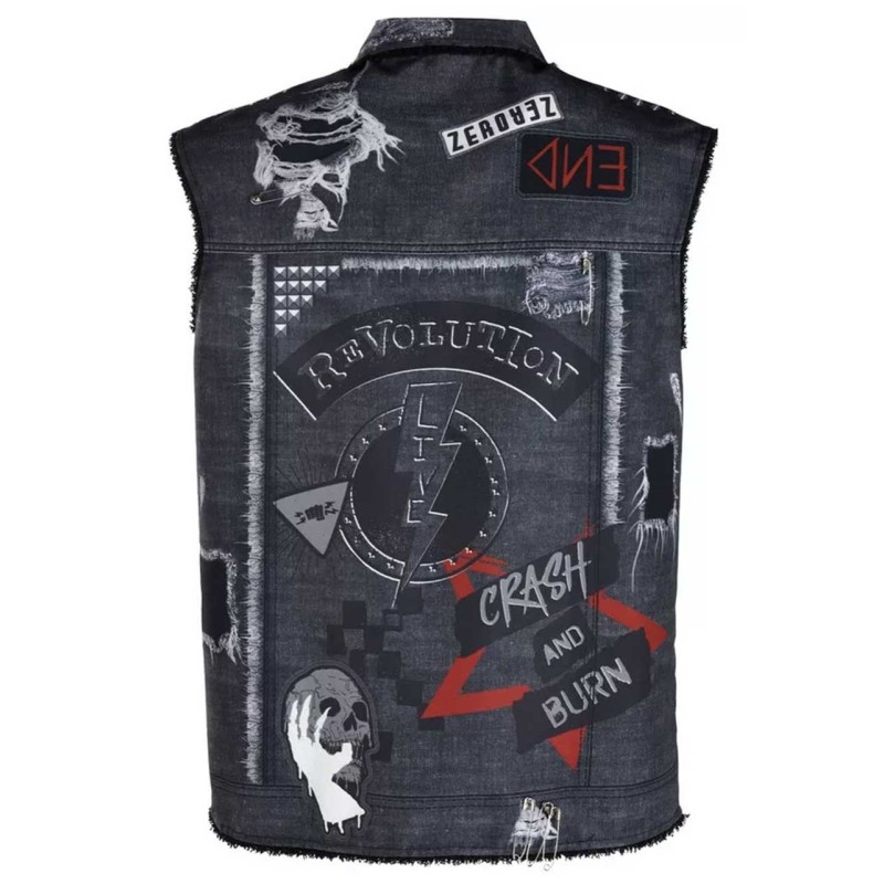 Cyberpunk Chambray Vest Cyberpunk Chambray Vest