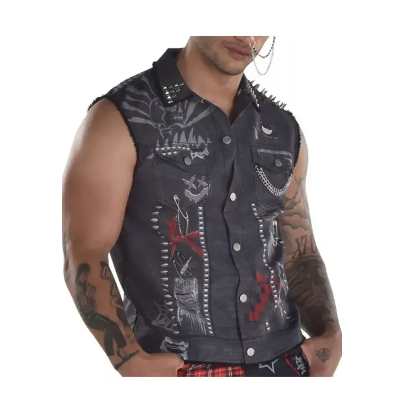 Cyberpunk Chambray Vest