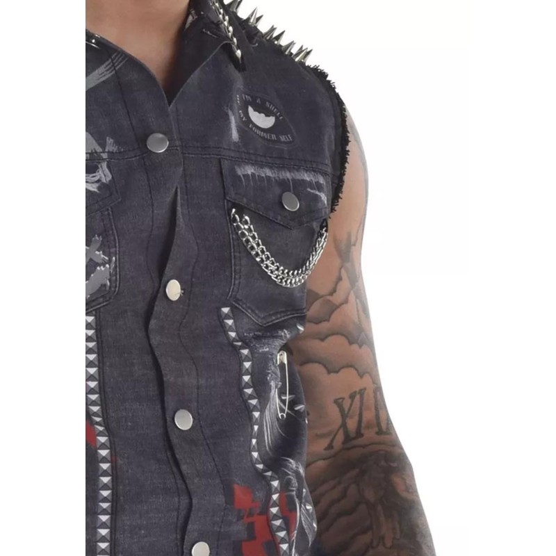 Cyberpunk Chambray Vest Cyberpunk Chambray Vest