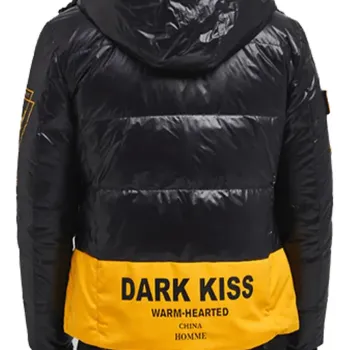 Cyberpunk Hooded Yellow Block Jacket