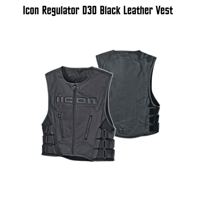 Icon Regulator Leather Vest Icon Regulator Leather Vest