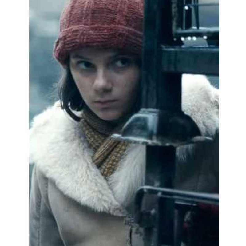 Dafne Keen His Dark Materials Leather Coat Dafne Keen His Dark Materials Leather Coat