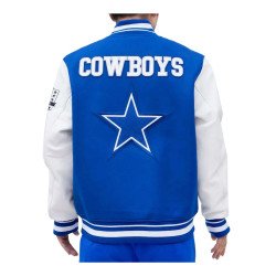 Dallas Cowboys Blue Varsity Jacket