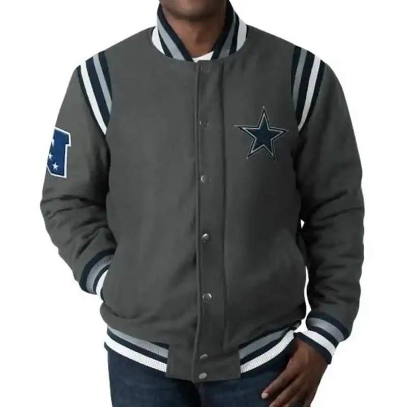 Dallas Cowboys Gray Jacket Dallas Cowboys Gray Jacket
