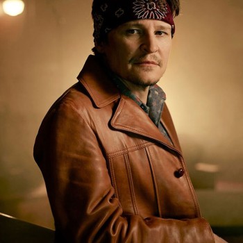 Perpetual Grace Damon Herriman Leather Blazer