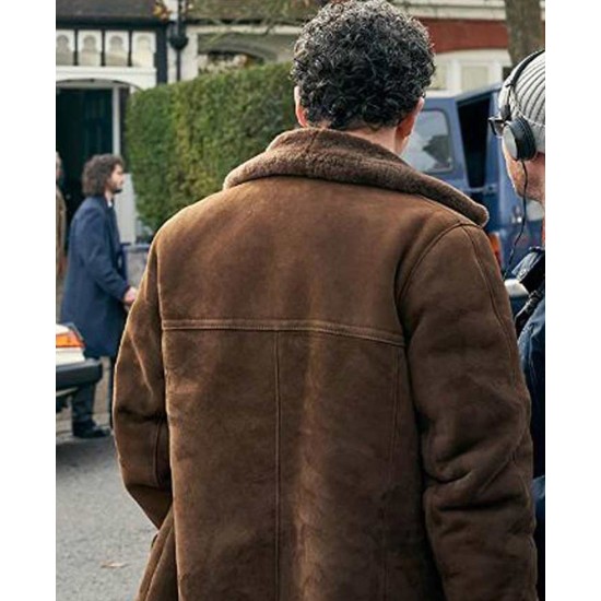Daniel Mays Des Suede Leather Coat