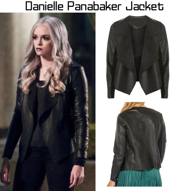 Danielle Panabaker The Flash Season 05 Black Leather Jacket Danielle Panabaker The Flash Season 05 Black Leather Jacket