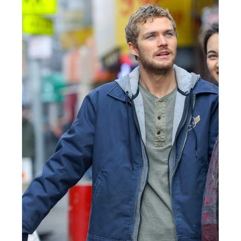 Finn Jones Iron Fist Blue Jacket
