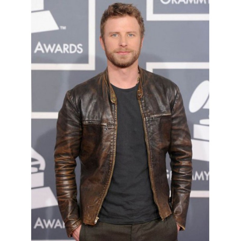 Dierks Bentley Distressed Leather Jacket