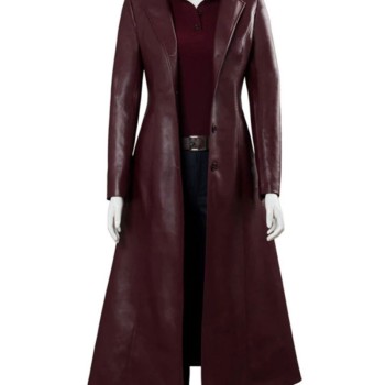 Dark Phoenix Sophie Turner Leather Coat