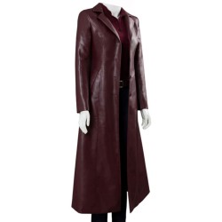 Dark Phoenix Sophie Turner Leather Coat