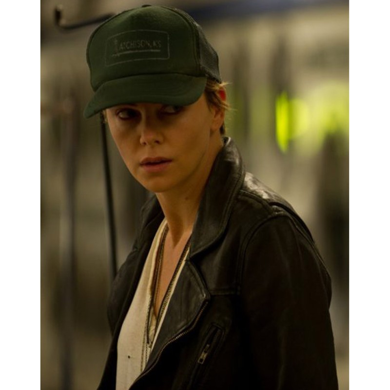 Dark Places Charlize Theron Black Leather Jacket Dark Places Charlize Theron Black Leather Jacket