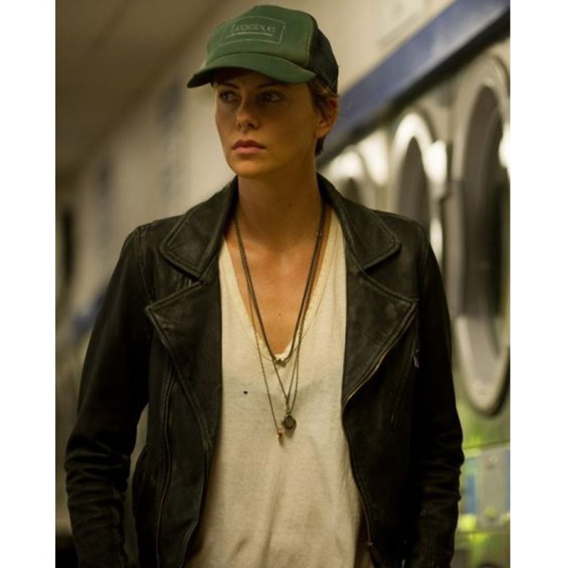 Dark Places Charlize Theron Black Leather Jacket Dark Places Charlize Theron Black Leather Jacket