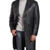 David Boreanaz Angel Black Leather Long Jacket David Boreanaz Angel Black Leather Long Jacket