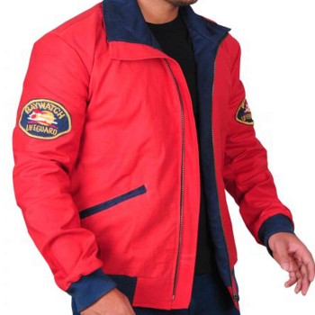 David Hasselhoff Red Baywatch Jacket
