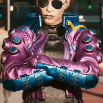 Deadly Lagoon Armored Syn-Silk Pozer Cyberpunk Leather Jacket