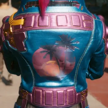 Deadly Lagoon Armored Syn-Silk Pozer Cyberpunk Leather Jacket