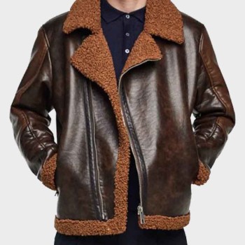 WWE Dean Ambrose Bomber Shearling Jacket