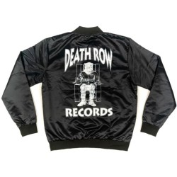 Men's Death Row Records Bomber Satin Jacket