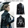Death Stranding Fragile Express Black Leather Jacket Death Stranding Fragile Express Black Leather Jacket