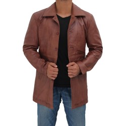 Shirt Style Leather Jacket