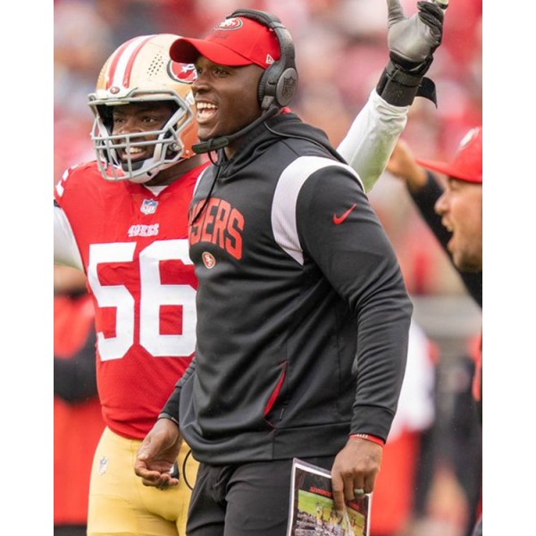 DeMeco Ryans 49ers Black Hoodie DeMeco Ryans 49ers Black Hoodie
