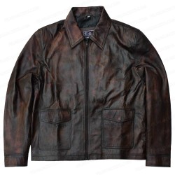 Gerard Butler Den of Thieves Leather Jacket