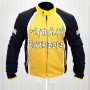 Biker Boyz Yellow and Black Leather Jacket